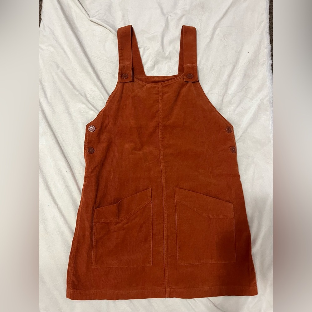 Burnt Orange Impact overall dress